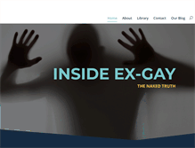 Tablet Screenshot of insideexgay.org
